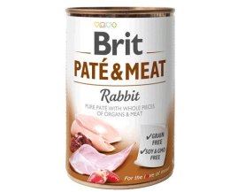 Brit BRIT PATÉ & MEAT z królikiem - mokra karma dla psa - puszka - 400 g