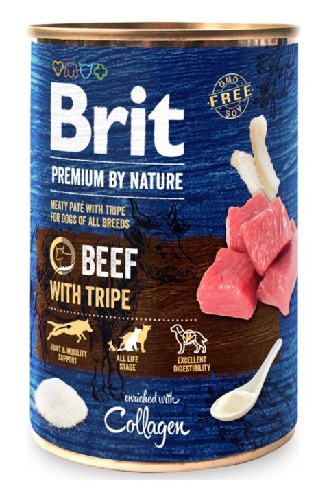 Brit BRIT Premium by Nature Beef with Tripe - mokra karma dla psa - 400 g