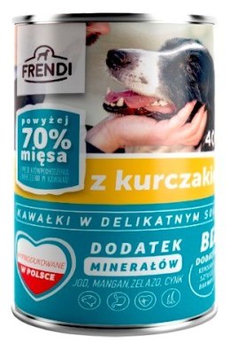 Frendi Frendi puszka dla psa z kurczakiem w sosie 400 g
