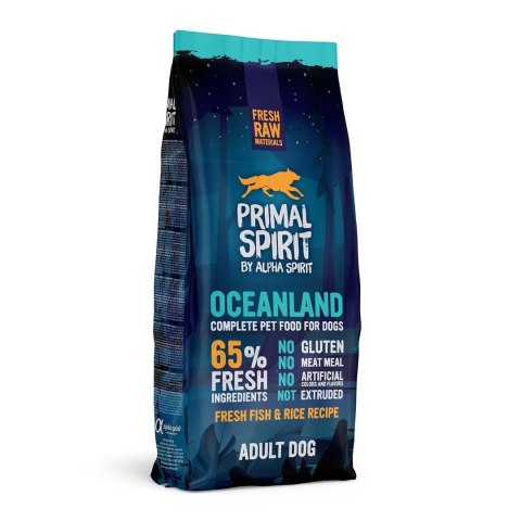 PRIMAL SPIRIT PRIMAL SPIRIT Sucha MIĘKKA karma OCEANLAND - ryba dla psów z alergią -12 kg