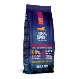 PRIMAL SPIRIT Primal Spirit WILDERNESS 60% Mięsa WIEPRZOWINA KURCZAK - dla psa -12kg
