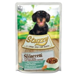 STUZZY STUZZY dla psów Shreds Królik z Warzywami 100g