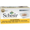 Schesir SCHESIR Adult M-Pack Filety z kurczaka z szynką 4x85g