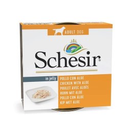 Schesir SCHESIR dla psów Adult w Galarecie Fileciki z Kurczaka i Aloesem 150g