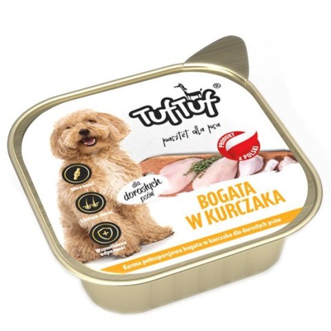 TufTuf Tuf Tuf Pasztet drobiowy alupak dla psa 300g