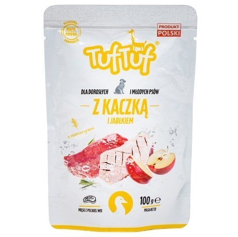 TufTuf Tuf Tuf Saszetka mielonka z kaczką dla psa 100g