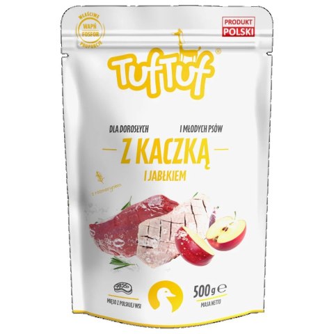 TufTuf Tuf Tuf Saszetka mielonka z kaczką dla psa 500g