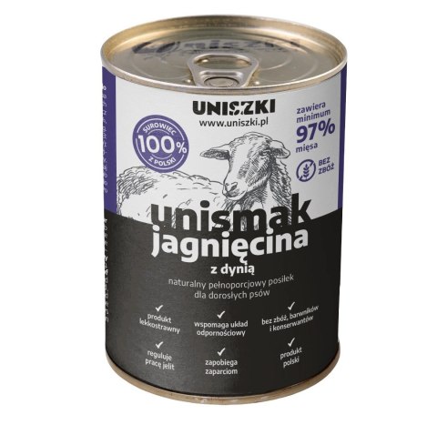UNISZKI UNISZKI Unismak Jagnięcina 400g