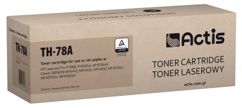 ACTIS Actis TH-78A Toner (zamiennik HP 78A CE278A, Canon CRG-728; Standard; 2100 stron; czarny)
