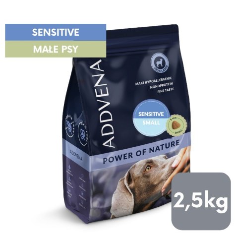 ADDVENA ADDVENA POWER OF NATURE Sensitive dla psów wrażliwych małych ras 2,5kg