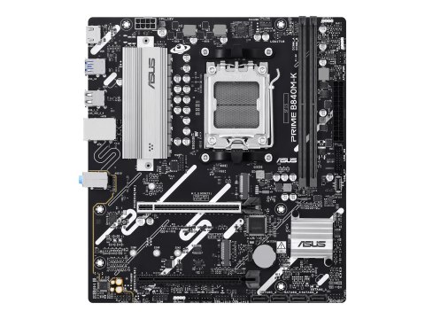 Asus Asus PRIME B840M-K | Processor family AMD | Processor socket AM5 | DDR5 | Supported hard disk drive interfaces SATA, M.2 | Numbe