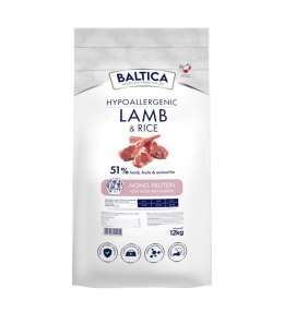 BALTICA BALTICA NUTRACEUTIC Hypoallergenic Lamb & Rice M 12kg