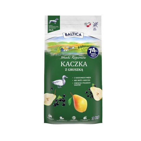 BALTICA BALTICA SMAKI REGIONÓW Kaczka z gruszką XS / S 3kg