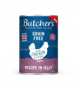 Butcher's BUTCHER'S Original Recipe in Jelly Kurczak w galaretce - mokra karma dla psa - 400 g
