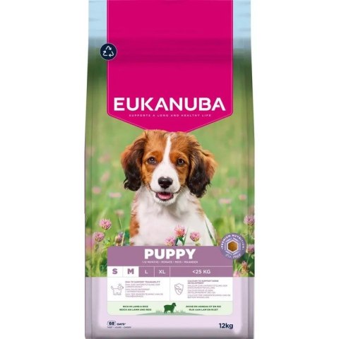 EUKANUBA EUKANUBA Puppy&Junior Small/Medium Lamb&Rice 12kg