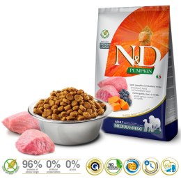 Farmina FARMINA N&D Pumpkin Lamb & Blueberry Adult Medium & Maxi - sucha karma dla psa - 12kg