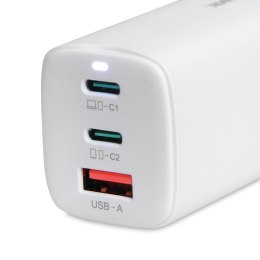 IBOX ŁADOWARKA SIECIOWA I-BOX C-65 GAN PD65W KABEL, BIAŁA