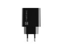 Natec NATEC ŁADOWARKA SIECIOWA RIBERA USB-A 18W CZARNA NUC-2058