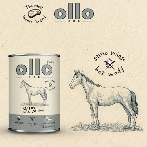 OLLO Ollo Pure Koń 400g