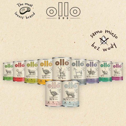OLLO Ollo Umami Gęś i Indyk 850g