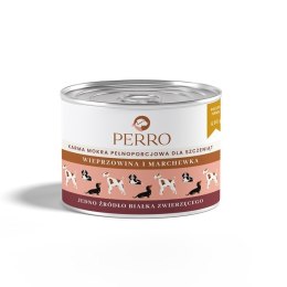 PERRO PERRO Wieprzowina i marchewka dla szczeniąt 410 g