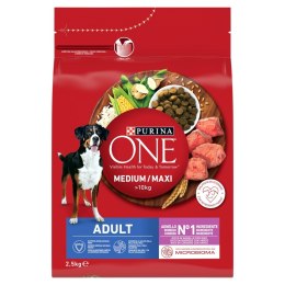 PURINA NESTLE PURINA ONE MED/MAX Adult Dog Lamb & Rice 2,5kg