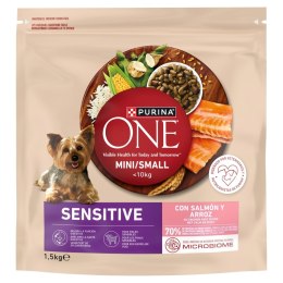 PURINA NESTLE PURINA ONE MINI Dog Sensitive Salmon & Rice 1,5kg
