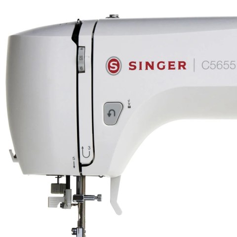 Singer Singer | Sewing Machine | C5655 | Number of stitches 80 | Number of buttonholes 6 | White