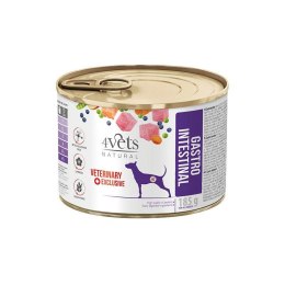 4vets 4VETS Natural Gastro Intestinal Dog - mokra karma dla psa - 185 g
