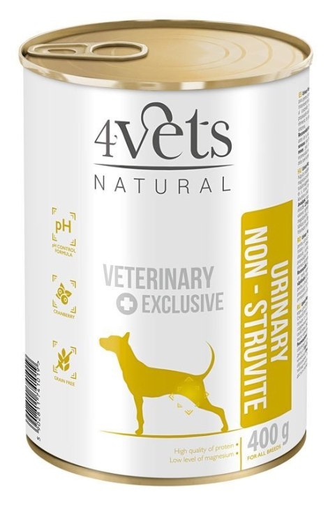 4vets 4VETS Urinary Non-struvite - mokra karma dla psa - 400 g