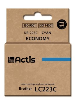 ACTIS Actis KB-223C Tusz (zamiennik Brother LC223C; Standard; 10 ml; niebieski)