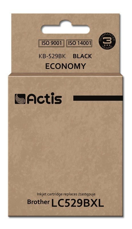 ACTIS Actis KB-529Bk Tusz (zamiennik Brother LC529BK; Standard; 58 ml; czarny)