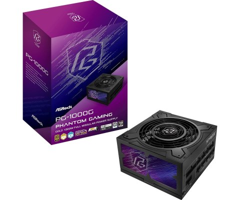 ASRock Zasilacz ASRock PHANTOM GAMING 1000W 80 Plus Gold