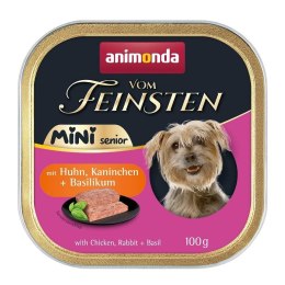 Animonda ANIMONDA Vom Feinsten Mini Senior with Chicken, rabbit + basil 100g