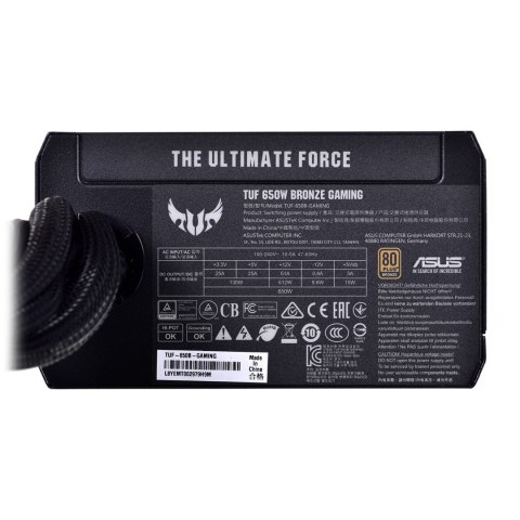 Asus Zasilacz ASUS TUF Gaming 650W 80+ Bronze