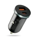 Everactive EVERACTIVE ŁADOWARKA SAMOCHODOWA 1X USB + 1X USB-C 35W QC 3.0 PD CZARNA CC-30Q