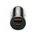 Everactive EVERACTIVE ŁADOWARKA SAMOCHODOWA 1X USB + 1X USB-C 35W QC 3.0 PD CZARNA CC-30Q