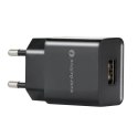 Everactive EVERACTIVE ŁADOWARKA USB 1 PORTOWA, 1A, TECHNOLOGIA IQ SMART CHARGING - ŁADUJE URZĄDZENIA MAKSYMALNYM DLA NICH PRĄDEM SC100B