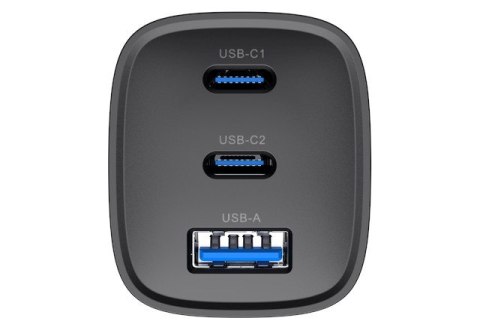 HAVIT Ładowarka Havit UC20 EU USB-C+USB-C+USB-A (czarny)