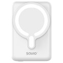 SAVIO SAVIO POWERBANK 10000 MAH MAGNETYCZNY BIAŁY BA-13