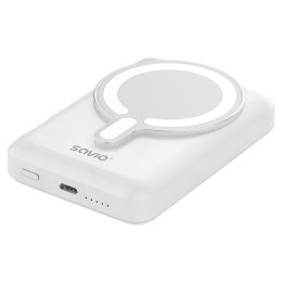 SAVIO SAVIO POWERBANK 10000 MAH MAGNETYCZNY BIAŁY BA-13