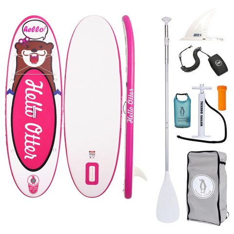 FunWater Deska SUP Padle Board dziecięca FunWater Tuxedo Sailor 2,4m (różowa)