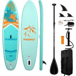 FunWater Deska do pływania SUP FunWater SUPFW70A 3,5m (turkusowy)