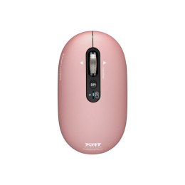 PORT CONNECT Mysz PORT CONNECT | PURE MAC | Bezprzewodowa | Bluetooth | Różowa