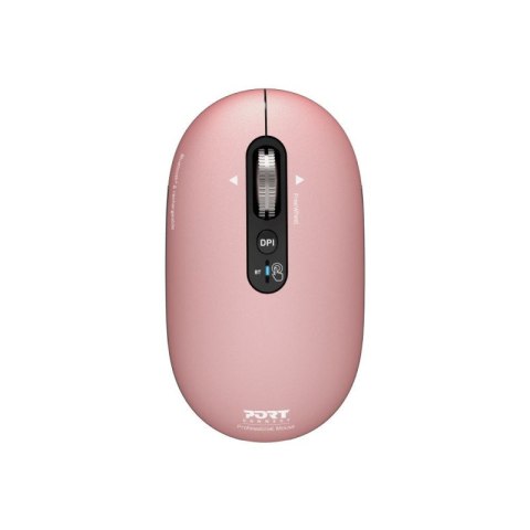 PORT CONNECT Mysz PORT CONNECT | PURE MAC | Bezprzewodowa | Bluetooth | Różowa