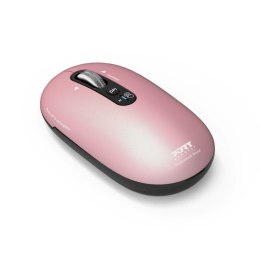 PORT CONNECT Mysz PORT CONNECT | PURE MAC | Bezprzewodowa | Bluetooth | Różowa
