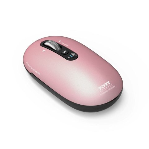 PORT CONNECT Mysz PORT CONNECT | PURE MAC | Bezprzewodowa | Bluetooth | Różowa
