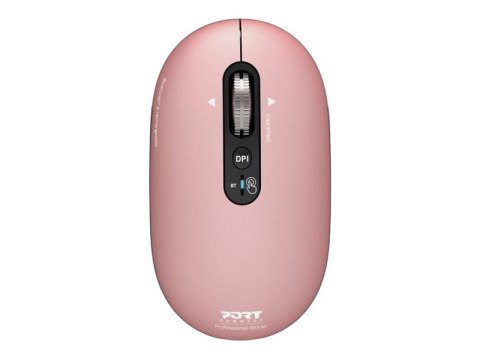 PORT CONNECT Mysz PORT CONNECT | PURE MAC | Bezprzewodowa | Bluetooth | Różowa