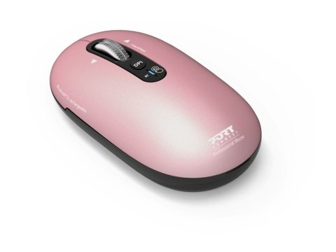 PORT CONNECT Mysz PORT CONNECT | PURE MAC | Bezprzewodowa | Bluetooth | Różowa