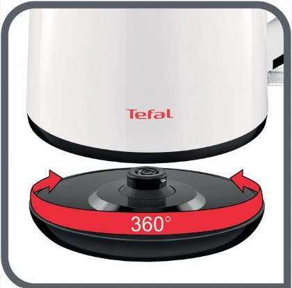 TEFAL Czajnik Tefal Safe Tea KO261130, biały